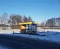 Przystanek autobusowy, Zielona Łąka, powiat pleszewski, Wielkopolska