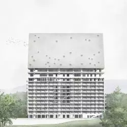 Sanatorium Stalownik przekształcone na Archiwum utopii