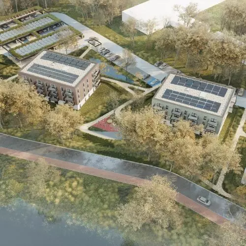 Dobry konkursowy projekt osiedla TBS w Kaliszu od todos.architekci