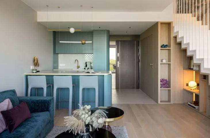 Rodzinny apartament inspirowany Bałtykiem