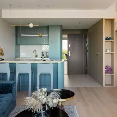 Apartament inspirowany Bałtykiem