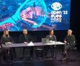 Prologue speakers, from left: Sandra Sitek-Juranek, Anna Maria Trawinska, Piotr Chuchacz, Anna Maj, Alek Janicki