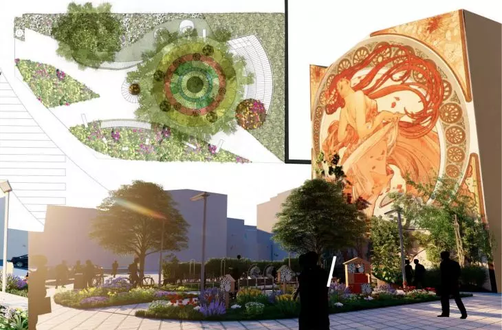 Third Prize in Category I: pocket park