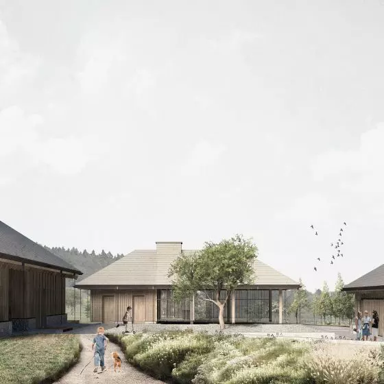 Wyróżnienie (ex aequo), „Funkcje detalu we współczesnej architekturze. Projekt domu mieszkalnego w strefie podmiejskiej”
