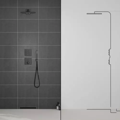 Shower with water recycling function - GROHE brand innovation