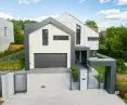 Komplet spójnej kolorystycznie stolarki wciąż dominuje w architektonicznych trendach
