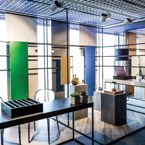 Nowoczesny showroom w Warszawie