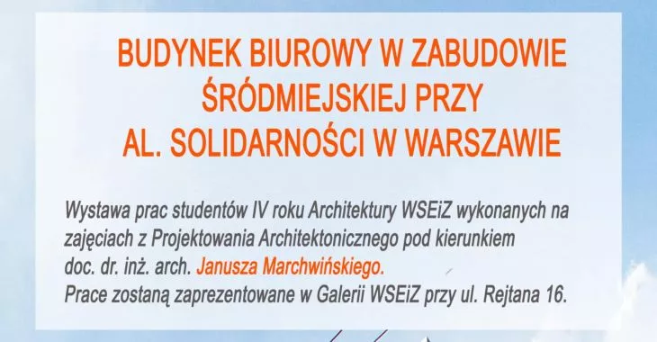 Wystawa studenckich projektów w WSEiZ