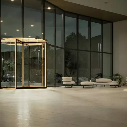 New revolving doors of the PREMIUM class GEZE Revo.PRIME