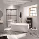 Ceramiczne umywalki nablatowe Livit Marmic i wanna Modesty - nowe trendy w łazience