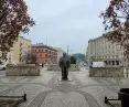 Aleje Marcinkowskiego, Poznań, widok w stronę północną z fragmentu zadrzewionego 20 lat temu