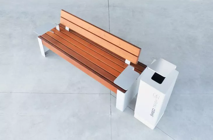 Siedziska, ławki i elementy małej architektury z serii Lido