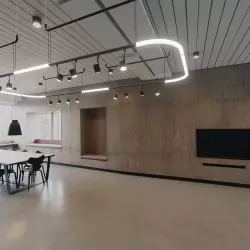System Gamma – ozdobne tuby LED w połączeniu z użytkowymi szynoprzewodami