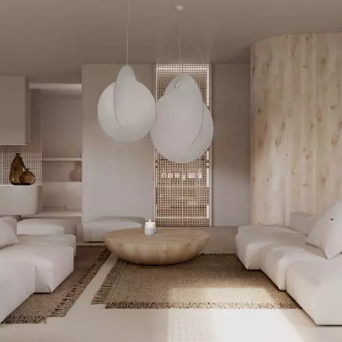 Apartament nad oceanem inspirowany filozofią Organic Shelter