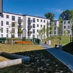 osiedle w Dębicy przy ul. Ratuszowej, PFR Nieruchomości (proj.: EMA Studio)