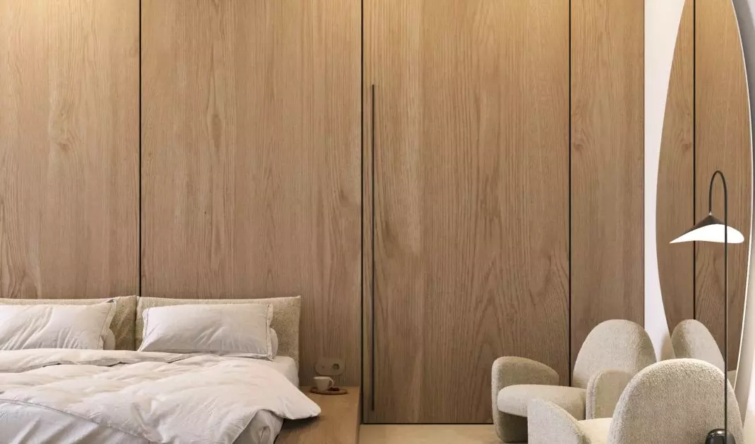 Japandi style bedroom