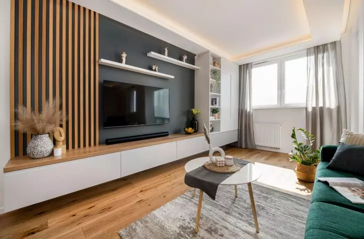 Functional interior of Gdansk apartment