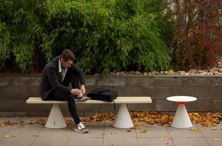 With mmcité, everywhere is good, but... outside is best. Small architecture from an established manufacturer