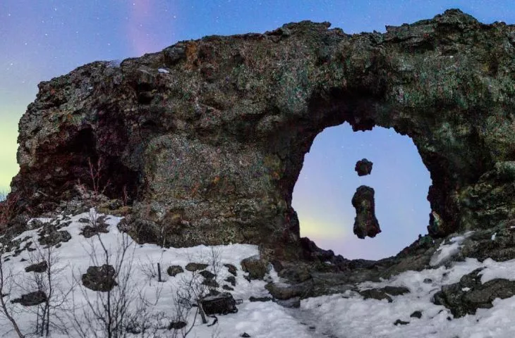 Iceland Black Lava Fields Visitor Center