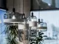Szklane lampy wiszące Umbriel Anthracite