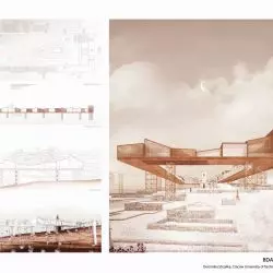 Plansza pracy dyplomowej — „Miedzianka, historia znikania”