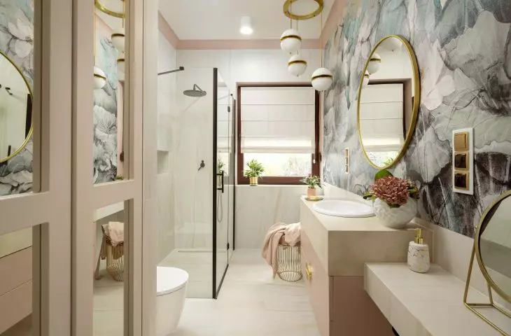 Bathrooms combining beauty with functionality
