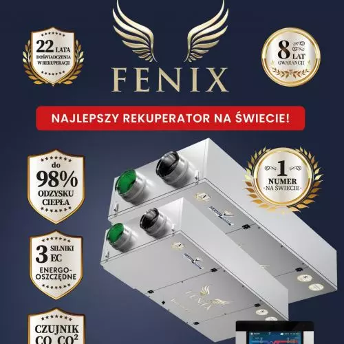 Rekuperacja Fenix z filtracją powietrza – najlepsza ochrona przed smogiem