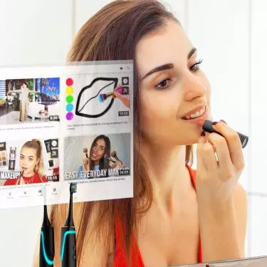Cyfrowy świat zamknięty w designerskim lustrze lub froncie – inteligentne lustra i fronty meblowe