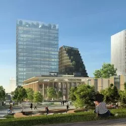 Projekt „Zielone Targi MTP”, wizualizacja