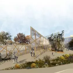 „Przestrzeń Wieliczka. Targ + Muzyka”, pierwsze miejsce, proj.: Paulina Dziadkowiec