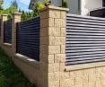 Ogrodzenie łupane GORC® de Luxe GL22, kremowe