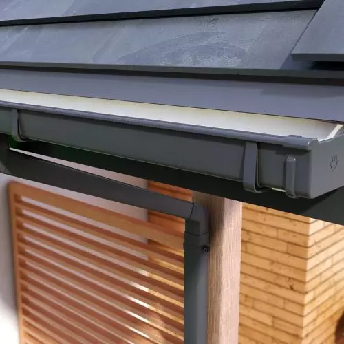 Guttering system WITHOUT a cap