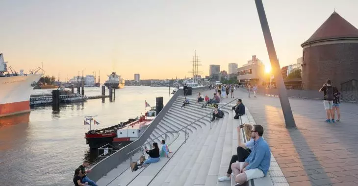 Promenada w Hamburgu, proj,: Zaha Hadid Architects