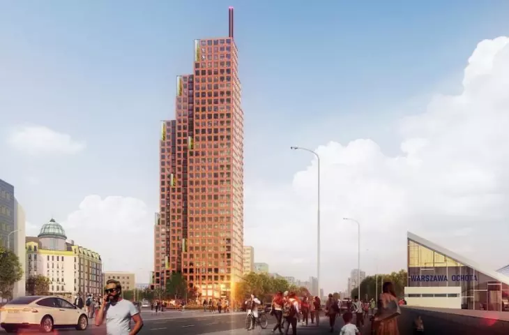 A skyscraper, a tunnel and a consolation square. Plan for Zawiszy Square