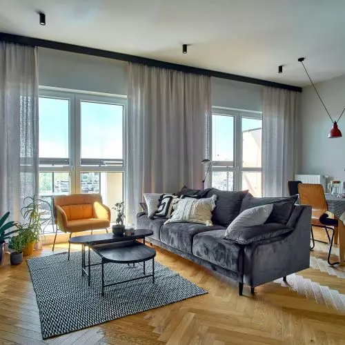 Mieszkanie łączące styl nowoczesny z vintage
