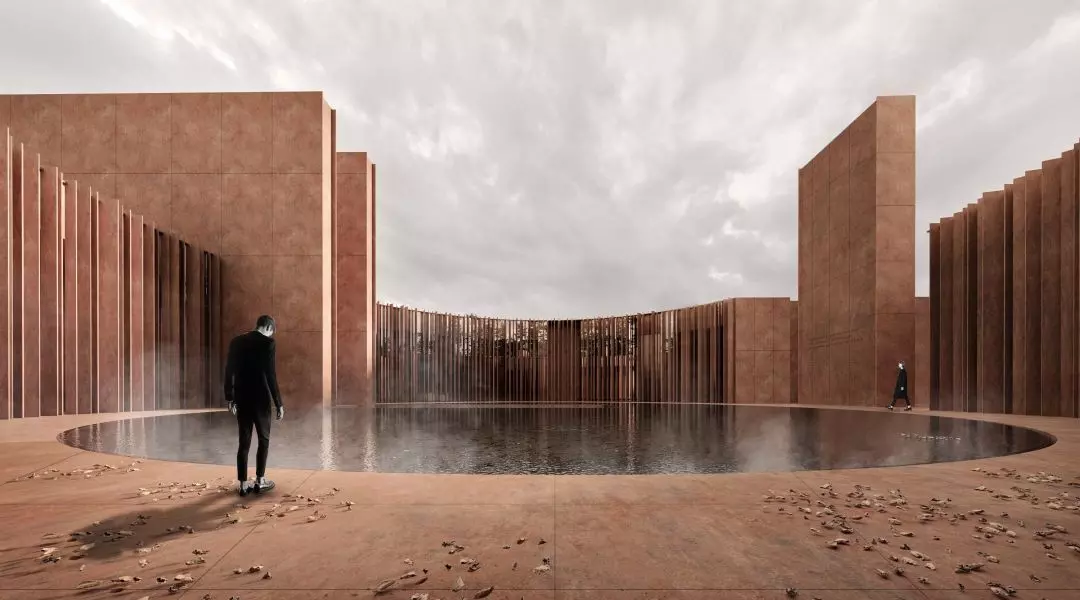 Wyróżnienie (ex aequo), proj.: „Lwowskie krematorium”