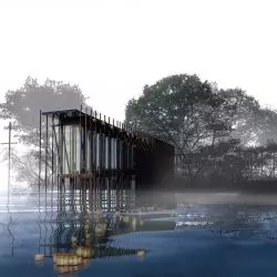 Wizualizacja projektu „Sacred Space of a Modern Man”