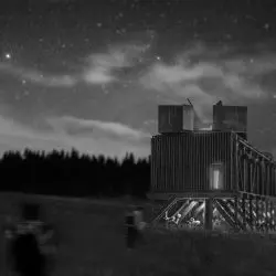 Wizualizacja projektu obserwatorium astronomicznego