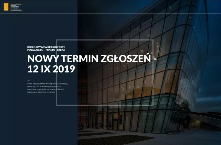 Międzynarodowe Biennale Architektury Kraków 2019