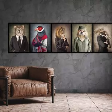 Obraz szklany „Animal Print