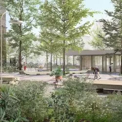 Dziedziniec przed CK Zamek w Poznaniu - proj. Aleksander Wadas Studio i Pracownia Architektury Krajobrazu