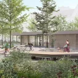 Dziedziniec przed CK Zamek w Poznaniu - proj. Aleksander Wadas Studio i Pracownia Architektury Krajobrazu