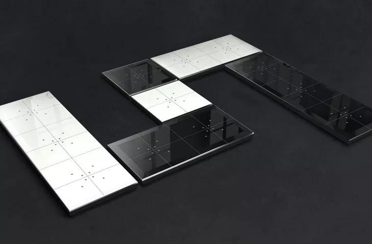 Elegancja zamknięta w szkle – stwórz swój układ domino