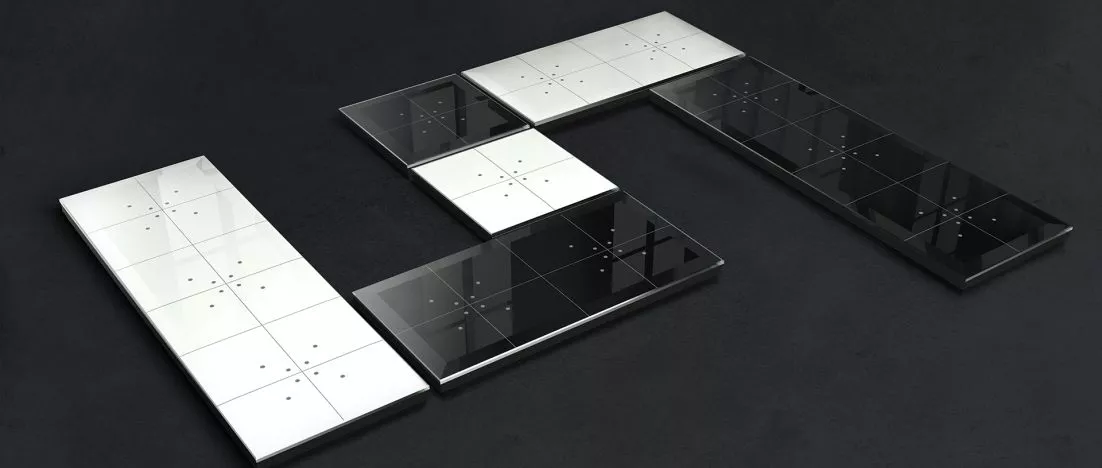 Domino – elegancja zamknięta w szkle
