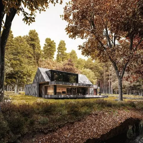 ECLIPSE PROJECT, czyli projekt domu, w którym główną rolę odgrywa cień