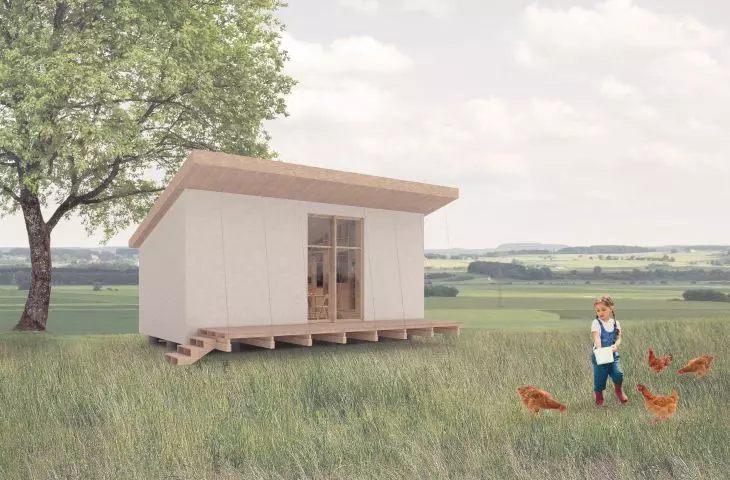 Konkursowy projekt „[Re]build”. Dom z betonu konopnego w Ukrainie
