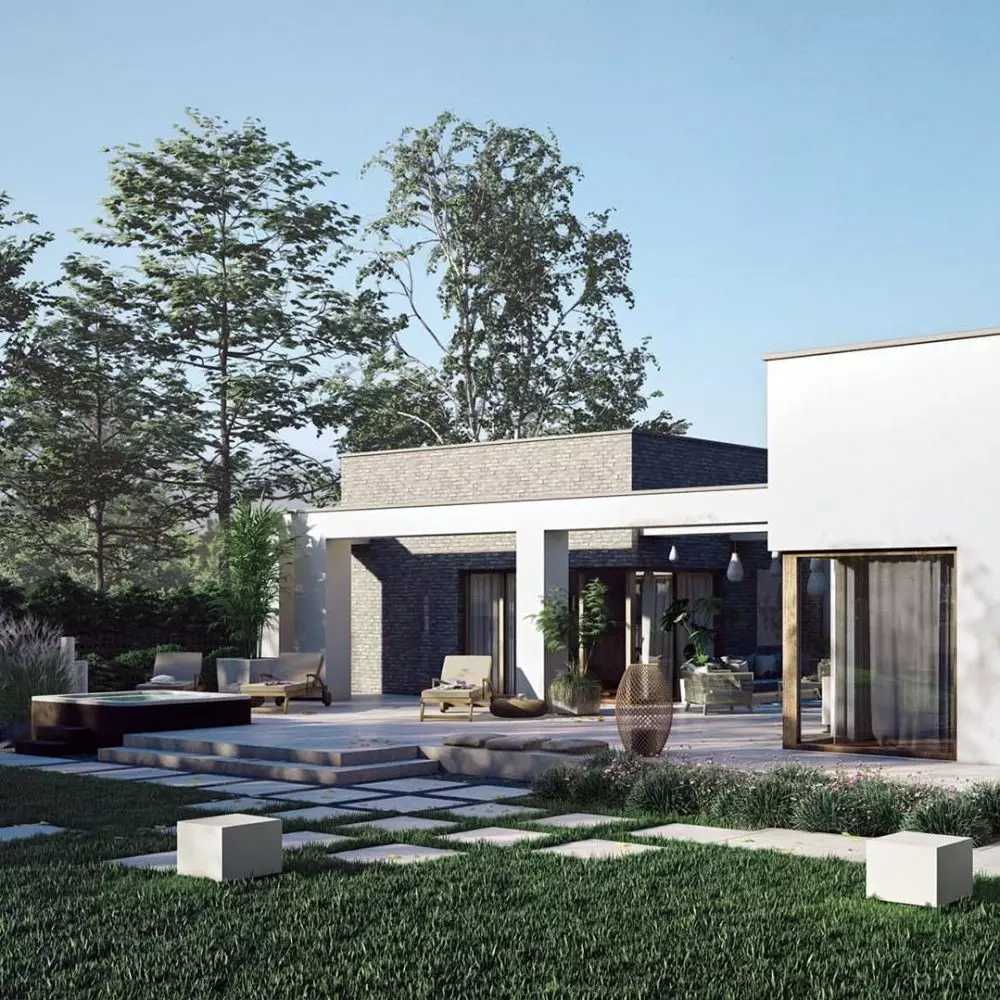 Płyta Gigante Grande LUSTRIA kolor bianco crema, palisada grande LUSTRIA crema