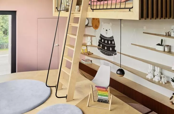 Three-level children's room