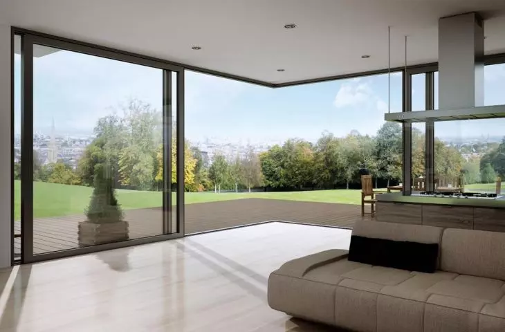 Modern and stylish interiors open to the world