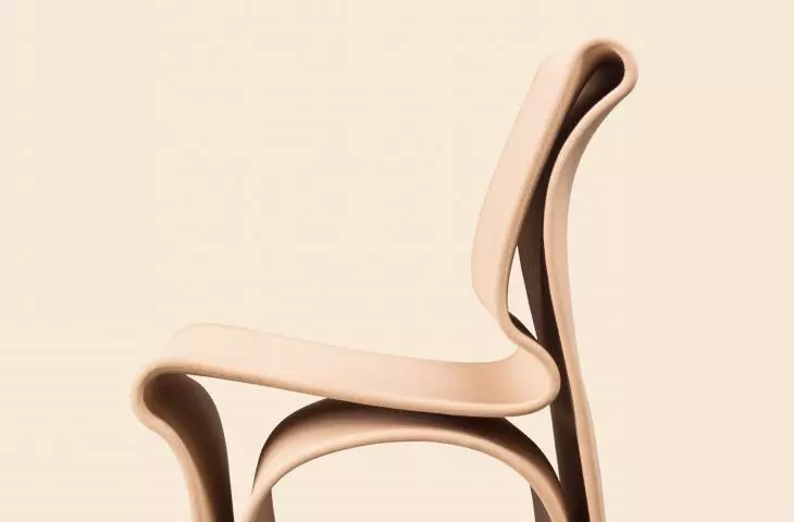 A furniture of our time. A chair made from waste designed by a Polish designer